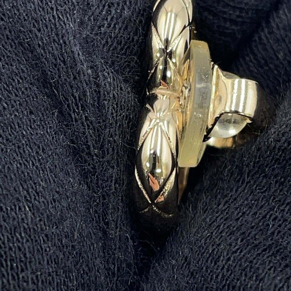 CHANEL Gold Logo Earrings - Picture 5 of 10